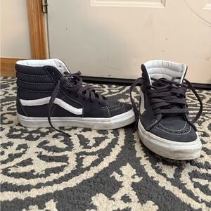 Vans Grey and White High-Tops
